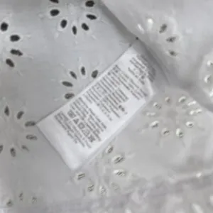 Madewell Eyelet Embroidered Crop Top XXS Womens White Short Sleeve‎ NV969 thumbnail 6