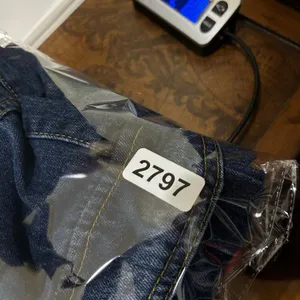 Womens Jeans XS 26 x 31 Blue Medium Wash Wide‎ Leg High Rise Denim Y2K 90s Boho thumbnail 9
