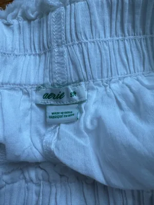 Aerie White Ruffle Skirt Mini thumbnail 3