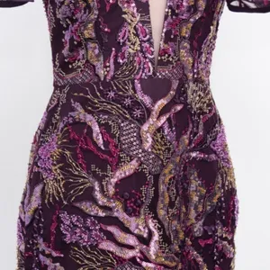 Dress The Population Floral‎ Sequin Embroidery Mini Dress thumbnail 10