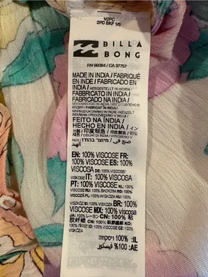 Billabong floral strapless romper vibrant floral women’s M thumbnail 8