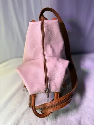 Everyday Neutral Tan Backpack Tote for Women - Casual City Bag thumbnail 13