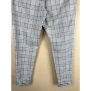 Zara Pants Womens Size S Plaid Tapered Elastic Waist Pull On Trousers Checkered thumbnail 7