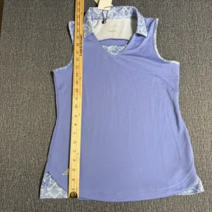 Adidas Women’s Golf Fashion Print Sleeveless Polo thumbnail 11