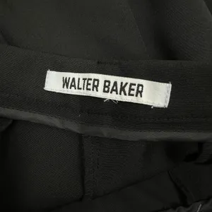 Walter Baker Atlas Wide Leg Pants Black Trouser Minimalist Office Slit Small NWT thumbnail 7