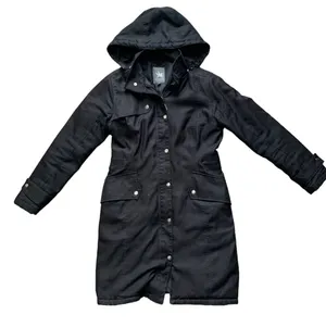 Spiewak Black Long Hooded Winter Coat M thumbnail 1