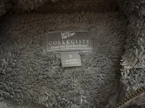 Collegiate Outfitters Georgia Bulldogs collegiate Sherpa side zip Gray Fleece Quarter-Zip Pullover thumbnail 7