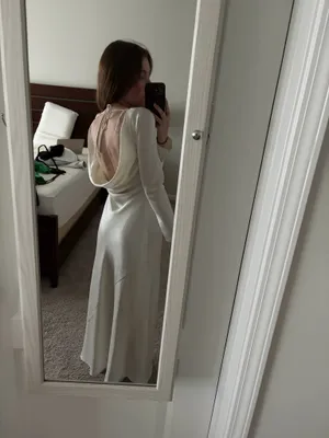 Abercrombie Ivory Dress thumbnail 2