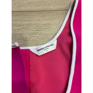 Amanda Uprichard Women’s Beeba Dress Hot Pink White Mini Open Back Size M thumbnail 2