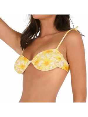 Blackbough Swim Bikini Set Passionfruit Dana Underwire Top Cheeky Bottoms Small thumbnail 4