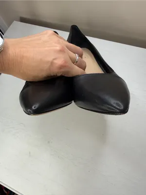 Antonio Melani Black Leather Pointed Toe Stiletto Pumps sz 10 thumbnail 14