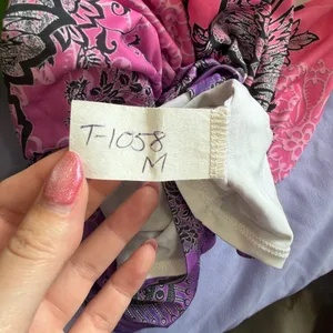 Pink & Purple Ombre Paisley Open Back Top thumbnail 7