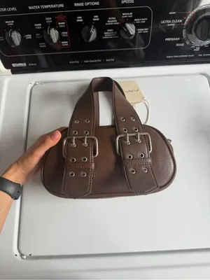 New Brown Free People Buckle Handbag thumbnail 3