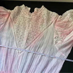 LoveShackFancy Viola Mini Dress Island Pink‎ Hand Tie Dye P thumbnail 15