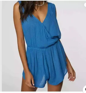 O'Neill Vibrant Blue Women's Romper thumbnail 1