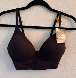 NWT Maidenform Seamless Lift Wireless Bra DM2316 Black Size S thumbnail 1