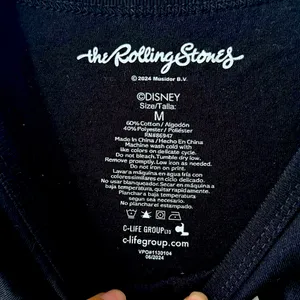 ROLLING STONES Black Crop Top thumbnail 4
