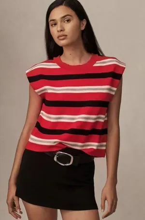 Anthropologie l Maeve The Noah Muscle Sweater Tank thumbnail 1