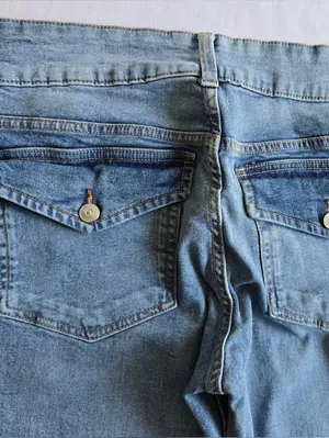 Divided Angelic Denim Women's Light Blue Straight Leg Jeans Size 12 thumbnail 8