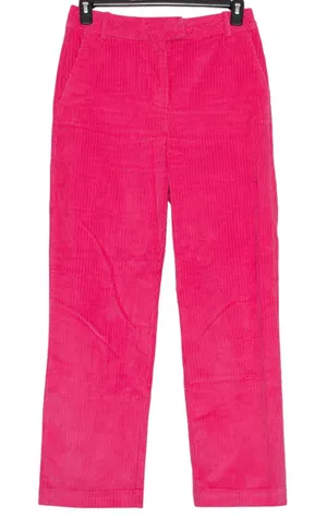 Vero Moda Corduroy Hot Pink Wide Wale Pants Medium 32 High Rise Y2K Indie Retro thumbnail 1