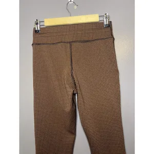 OFFLINE By Aerie Leggings Womens Medium Brown Houndstooth Stretch Ankle Pants thumbnail 6