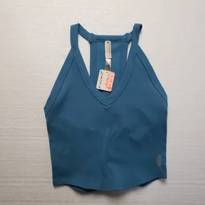 Free People Movement Women's All Clear V-Neck Cami in Celestial Blue size XL NWT thumbnail 5