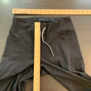 Yogalicious Black High Waist Leggings Pockets‎ Drawstring Size XS READ thumbnail 5