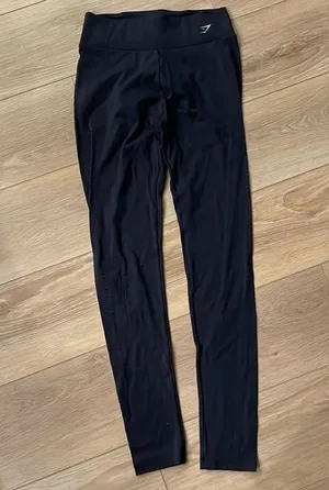 Gymshark Black Training Leggings thumbnail 1
