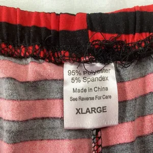 Soft Pajama Shorts Red Size XL thumbnail 2