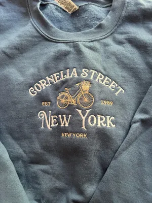 Taylor Swift Custom Design Sweatshirt Blue Size M thumbnail 2