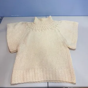Sundance Cream Lambswool Blend Chunky Knit Dolman Sweater Size M thumbnail 4