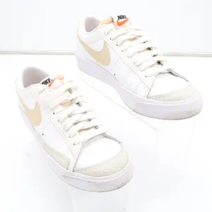 Nike Blazer Low 77 White Sail Light Bone Sneakers Womens Size 6 thumbnail 1