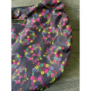 Betsey Johnson colorful floral happy skull‎ pattern hobo bag thumbnail 5
