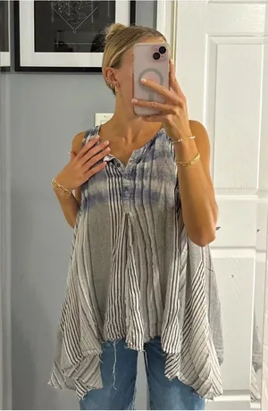 Free People Ombre Tunic Blouse thumbnail 1