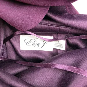 Eliza J NWT Plum Purple Crisscross Halter Sheath Dress EJ8M7992 Womens Size 8 thumbnail 9