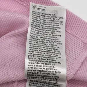 Tommy Jeans Crop Top Women‎ Medium Pink Ribbed Y2K Girly Preppy Ballet Pastel thumbnail 9