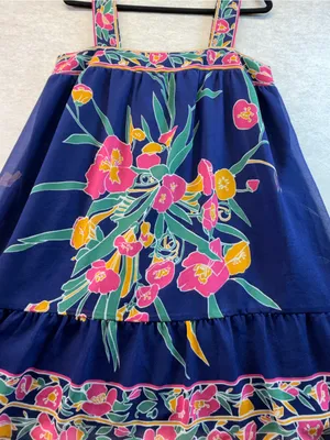 Show Me Your Mumu Goldie Dress Women’s Small Navy Floral Boho Mini Dress thumbnail 4