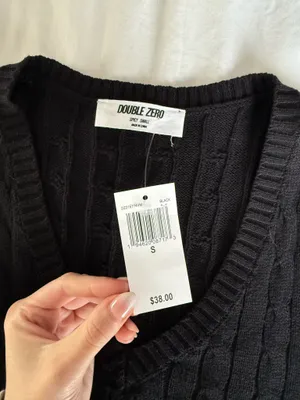 sweater vest Black thumbnail 3