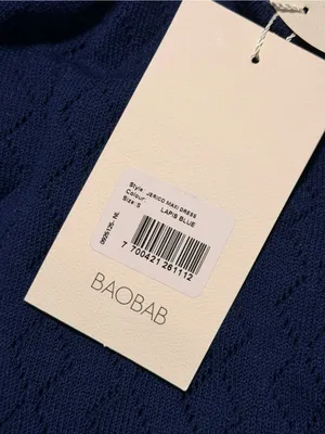 NWT BAOBAB Jerico Maxi Dress in Lapis Blue Size Small thumbnail 6