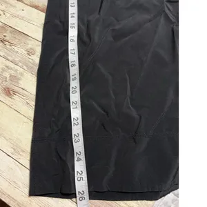 Lululemon Wide-Leg High Rise Crop Pants Size 6 Black Flowy Split Hem thumbnail 9