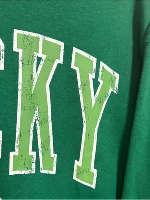 Way To Celebrate Sweatshirt Crewneck‎ Lucky Shamrock 4 Leaf Clover Green Medium thumbnail 2