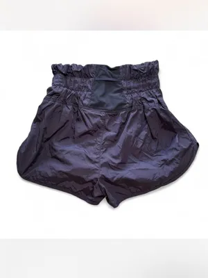 Free People Movement The Way Home Run Shorts Deep Sea Indigo Purple XS thumbnail 4