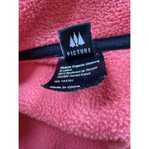 Picture Arcca 1/4 Snap Fleece Hot‎ Coral/Dark Golden Women's Size Small thumbnail 9