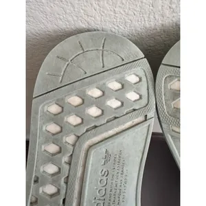 Adidas NMD_R1 Boost Low Top Sneakers Dash Green/Cloud White EF4275 Size 6 thumbnail 8