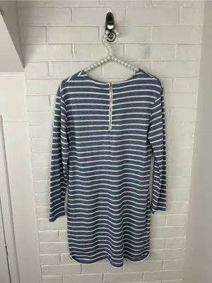 Sail To Sable Striped Nautical Casual Dress Size S thumbnail 9