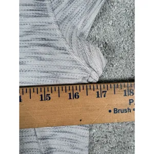 Lululemon Another Mile Short Sleeve T-Shirt Relaxed Fit Space Dye Gray Sz 4 Soft thumbnail 7