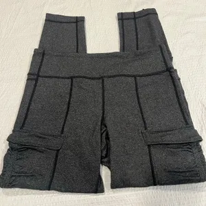Lululemon Scenic Route 7/8 Tight leggings in gray size 8 women thumbnail 4