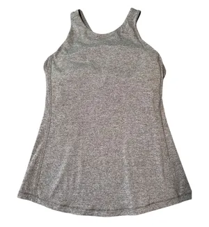 All in Motion Grey Racerback‎ Athleisure Tank Top Built in Bra Active Small thumbnail 1