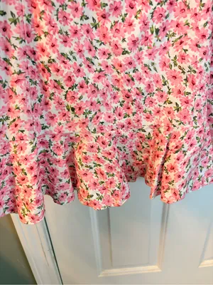 Petal & Pup Pink Floral Smocked Mini Dress thumbnail 2