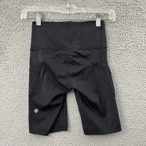 Lululemon Fast Free Shorts 8" Non‎ Reflective Black Athletic Biker Women's 2 thumbnail 2